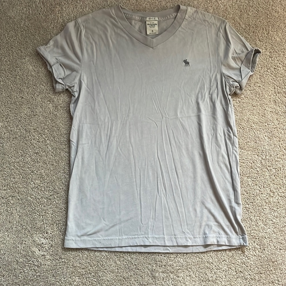 Abercrombie & Fitch short sleeve t-shirt with folded sleeves size small